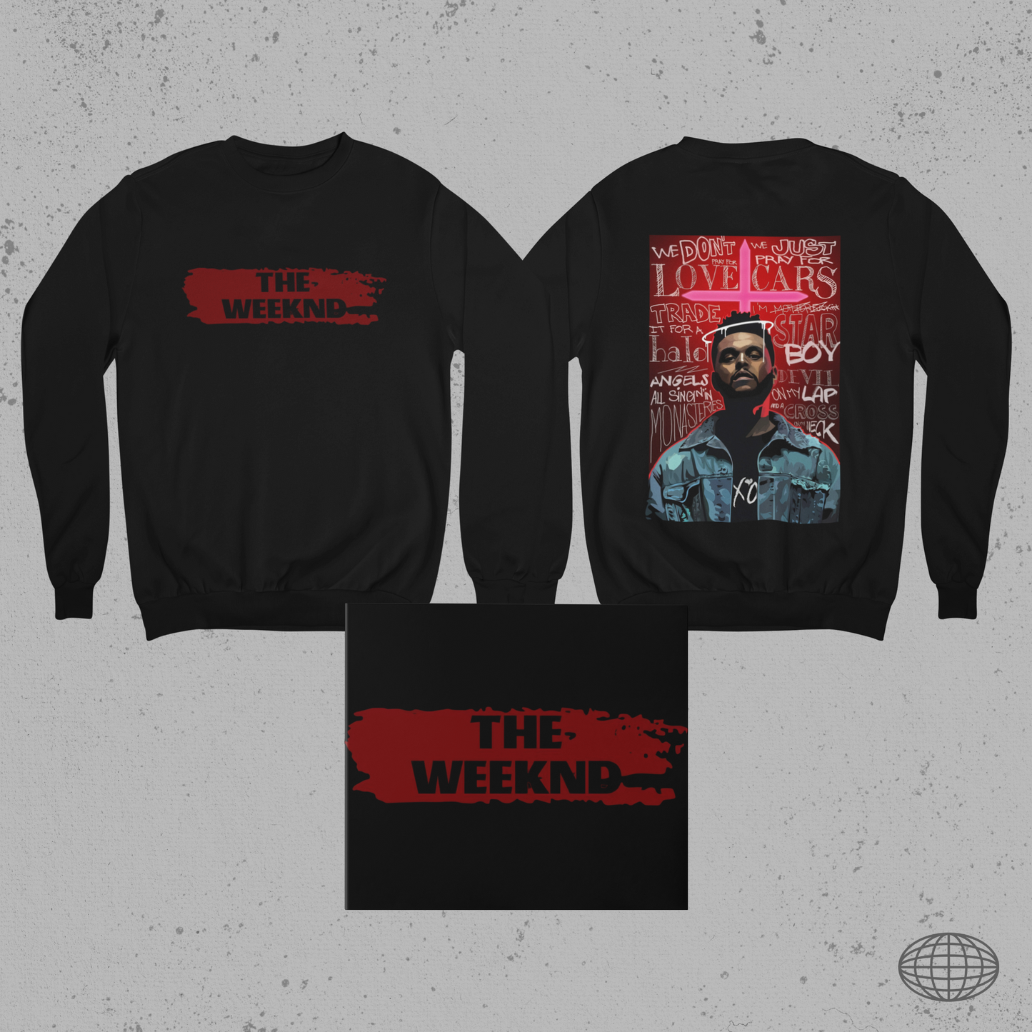 The Weeknd Oversized Sweatshirt