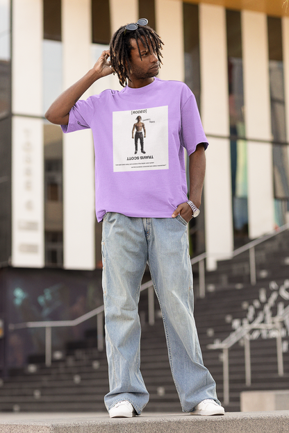 Astroworld Light Purple Unisex Oversized Tshirt