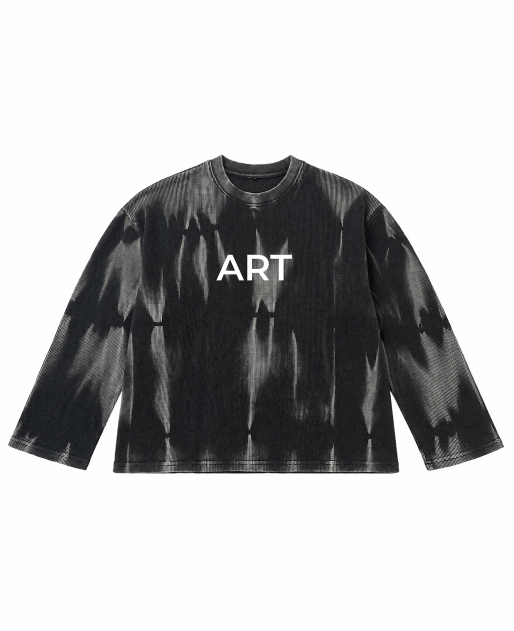 Hammer Wash Waffle Oversized Full-Sleeve Front Design