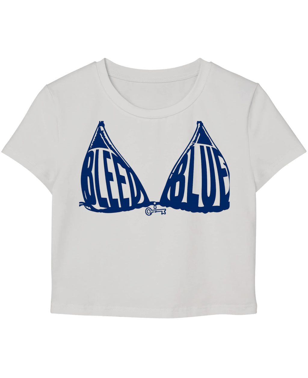 White Baby Tee Front Design