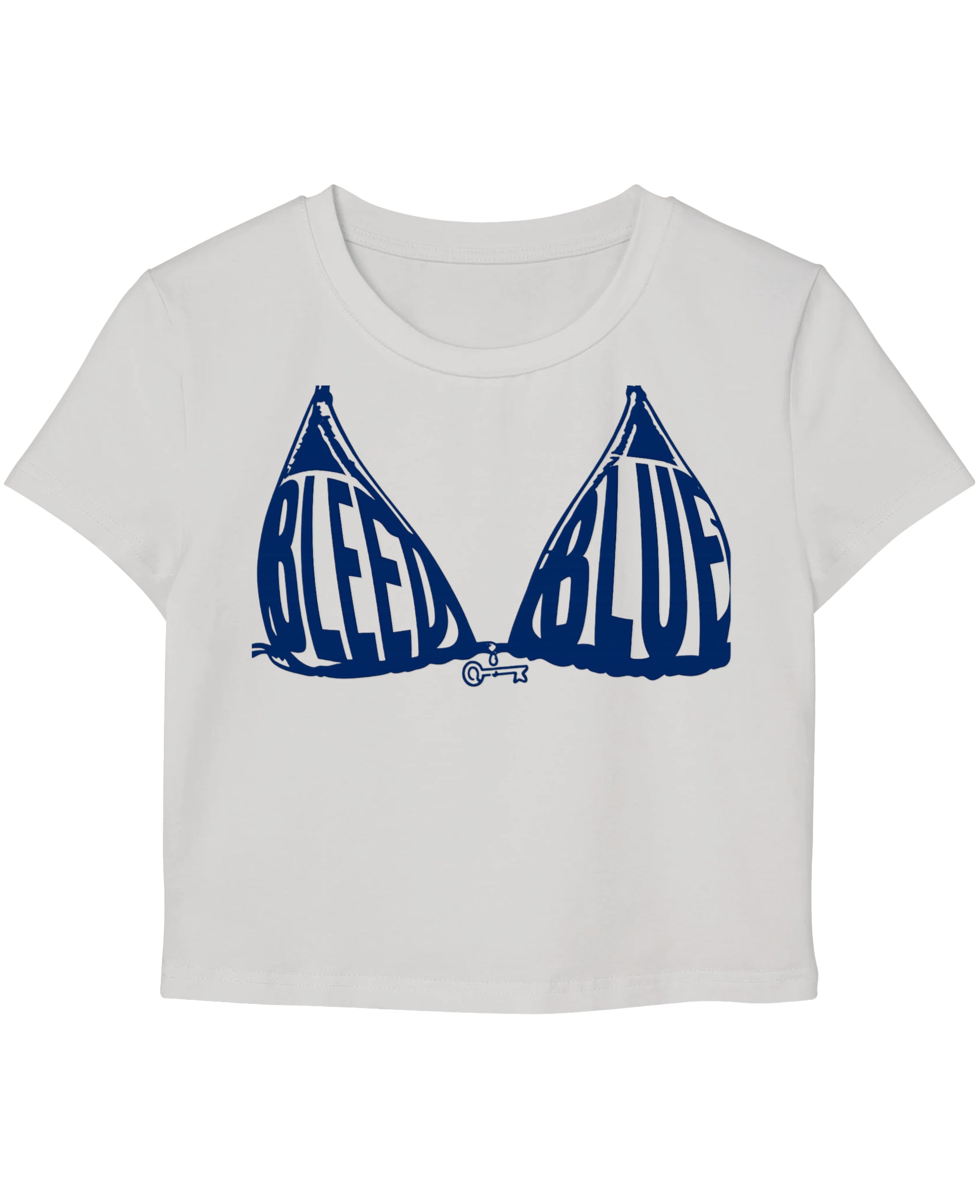 White Baby Tee Front Design