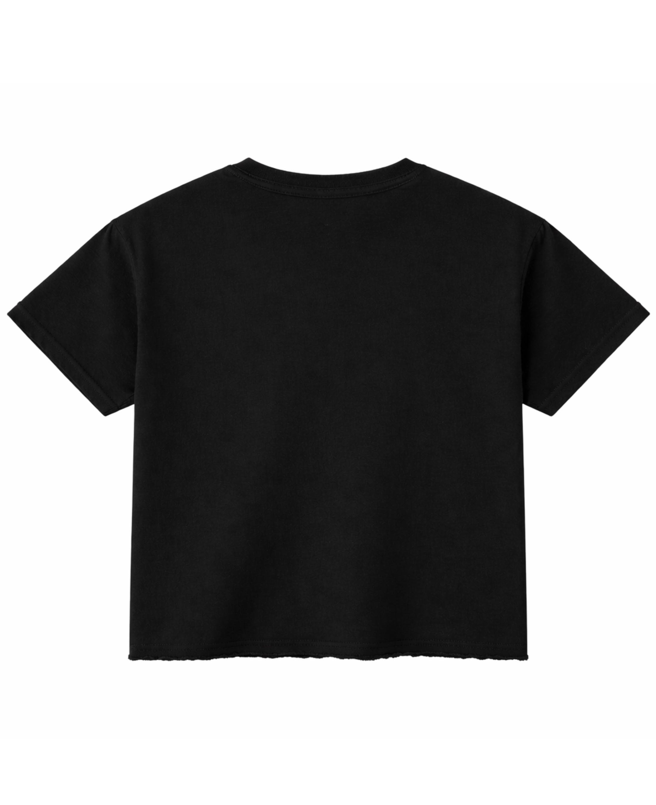 Black Boxy Fit T-shirt Back Design