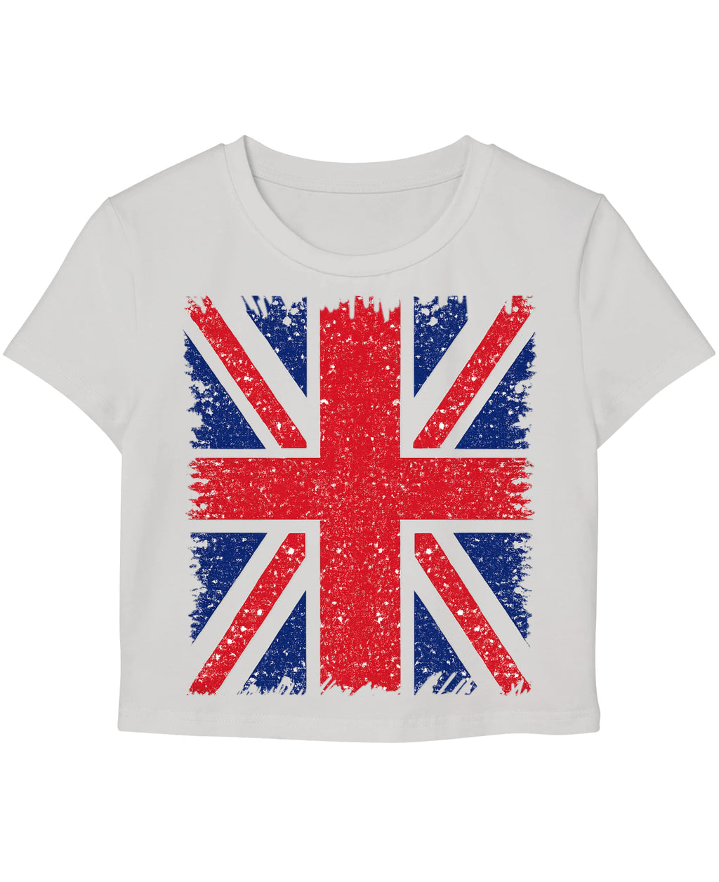 White Baby Tee Front Design