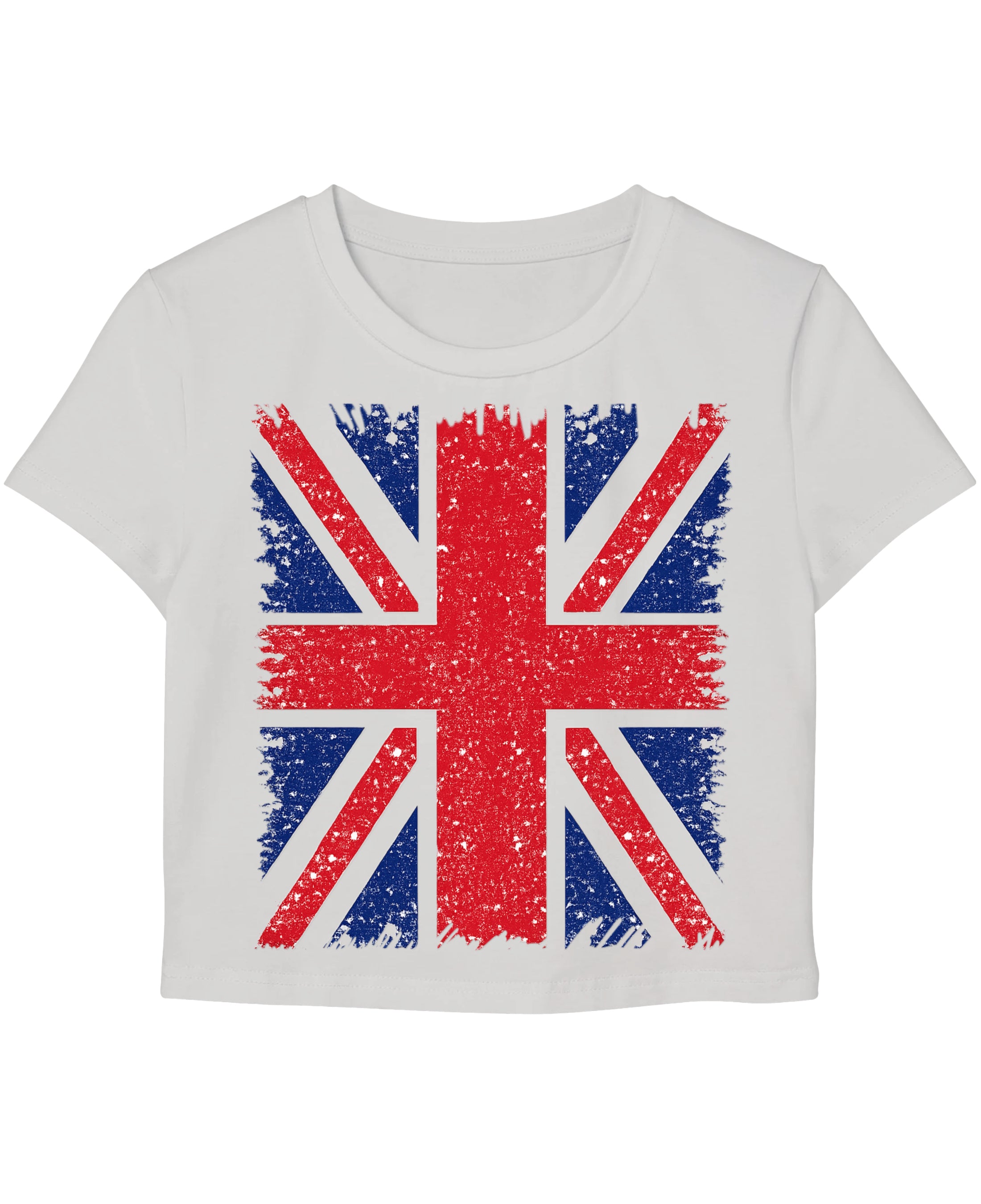 White Baby Tee Front Design