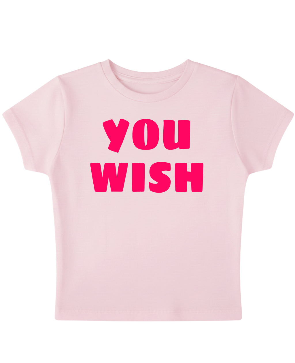 Baby Pink Baby Tee Front Design