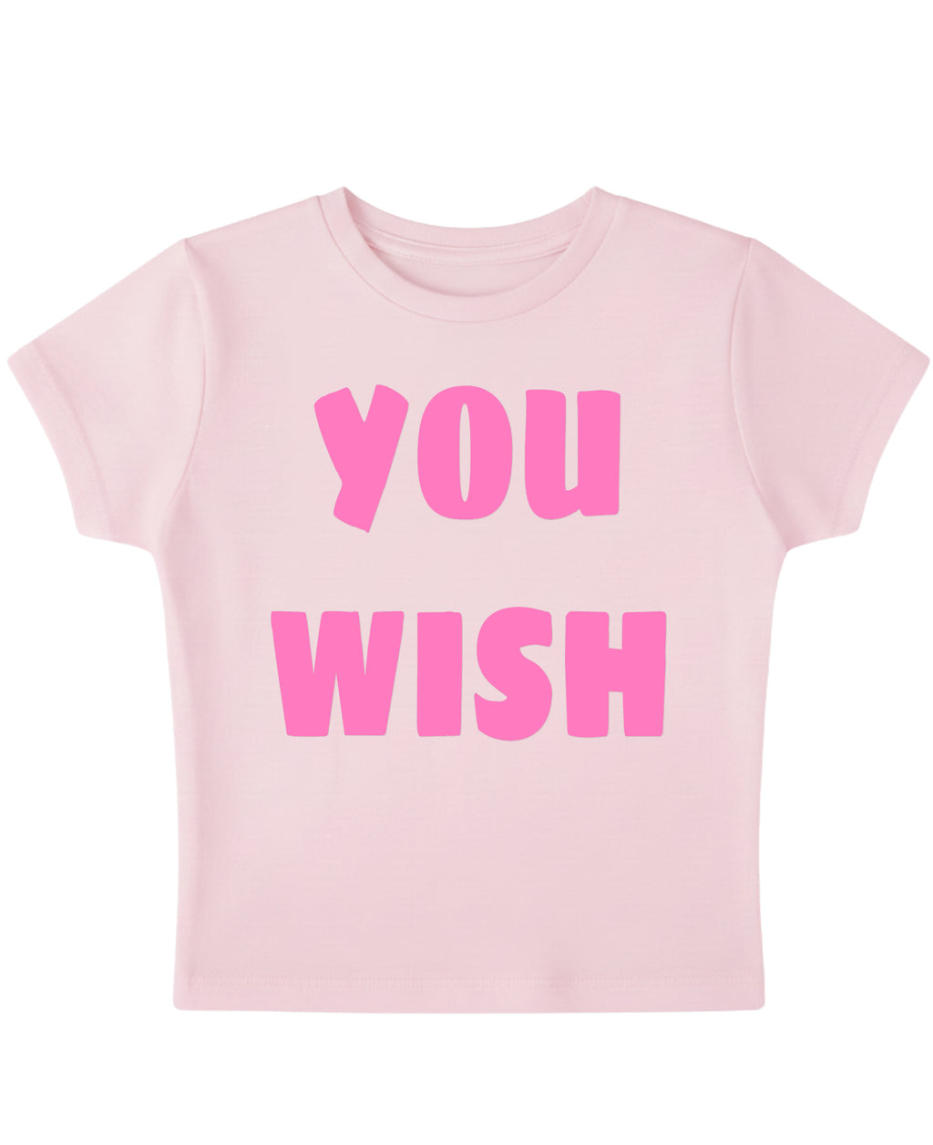 Baby Pink Baby Tee Front Design