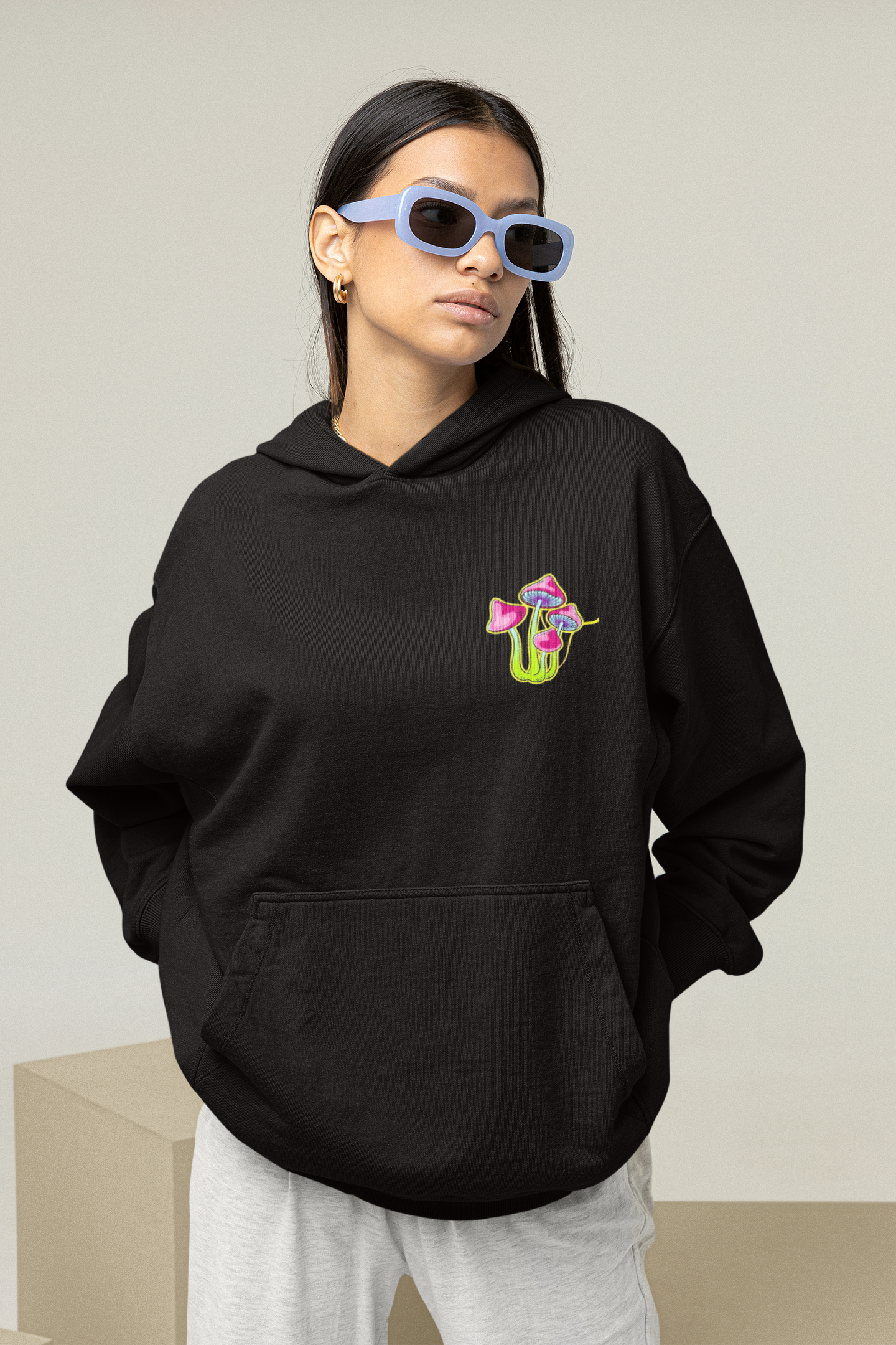 Good Vibes Oversized Fit Hoodie
