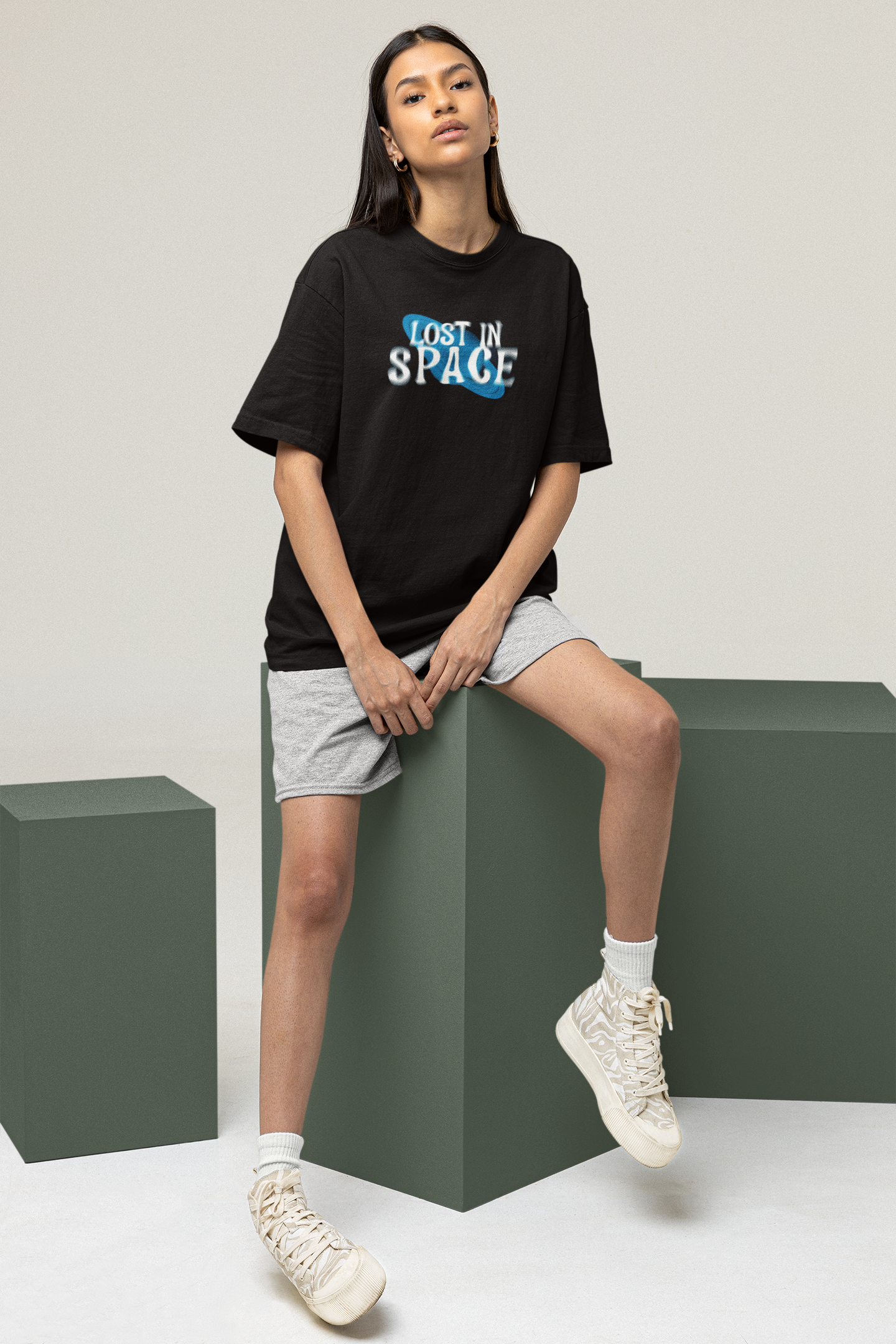 Lost in Space Oversized Fit Tshirt