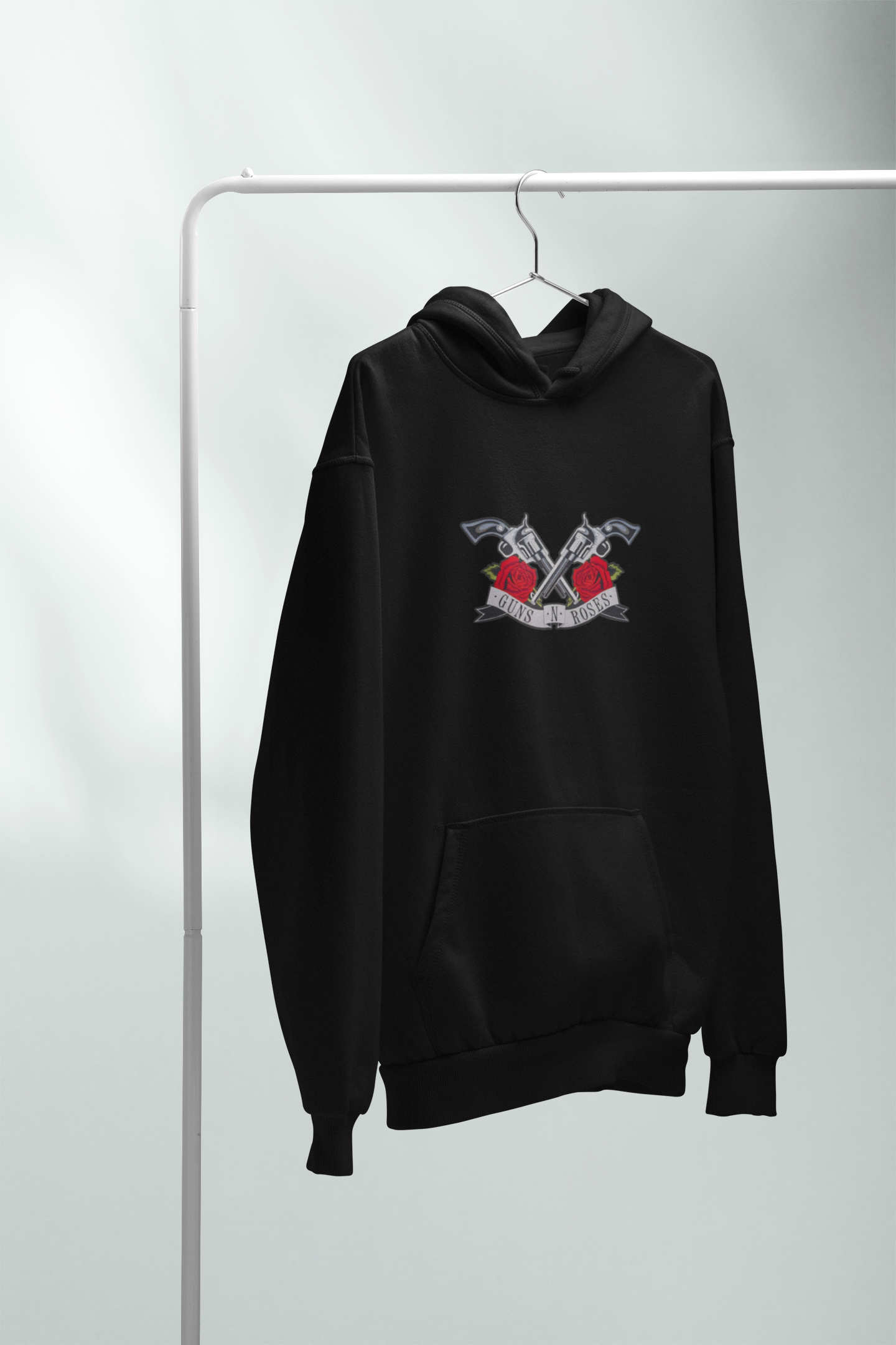 Guns & Roses Oversized Fit Hoodie