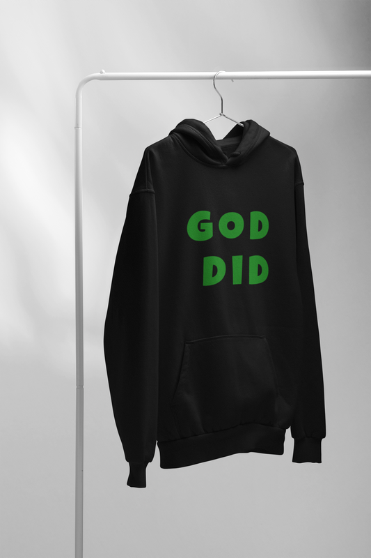 God Did Oversized Fit Hoodie