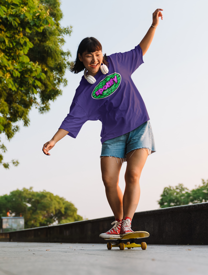 Spotify Purple Oversized Tee