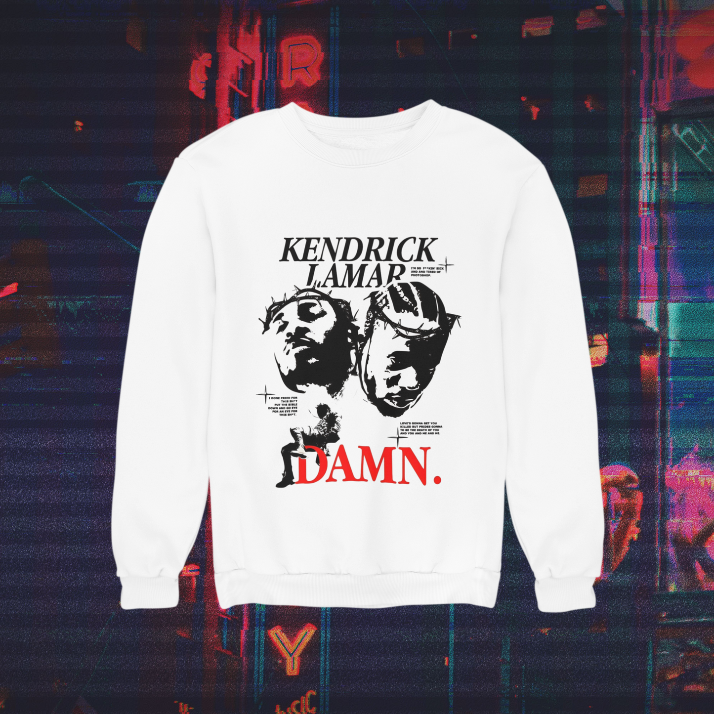Kendrick Lamar Oversized Sweatshirt