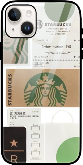 Starbucks iPhone Glass Case