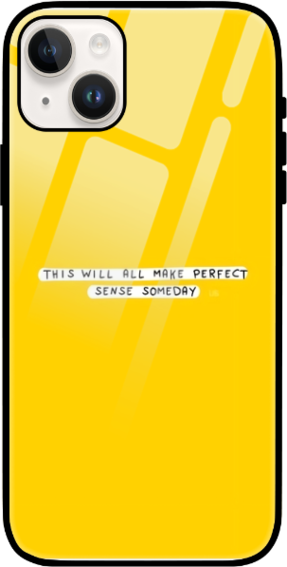 Yellow iPhone Glass Cover